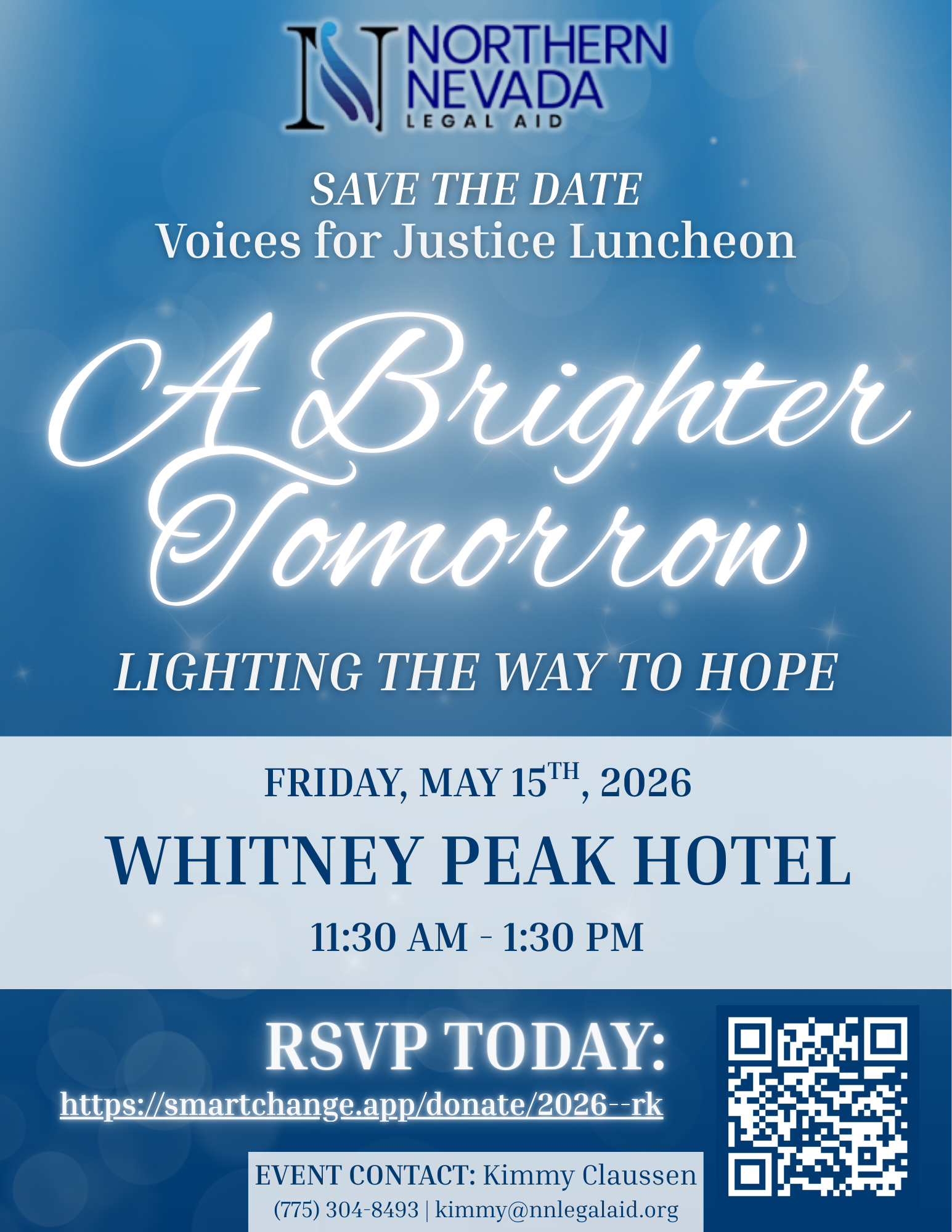 Save the Date: Vioces for Justice Luncheon - A Brighter Tomorrow