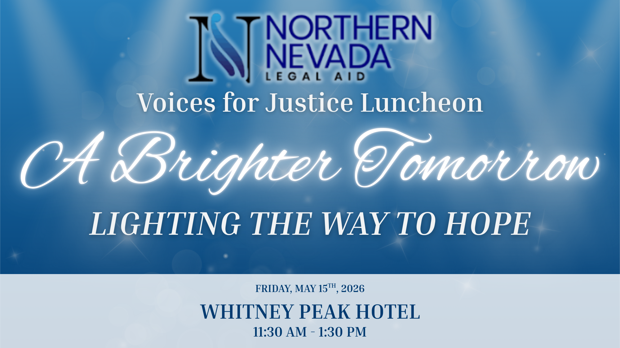 Voices for Justice Luncheon - A Brighter Tomorrow